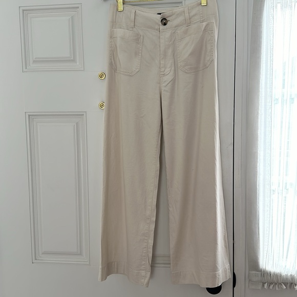 Anthro Maeve linen blend Collette pants - Picture 2 of 3